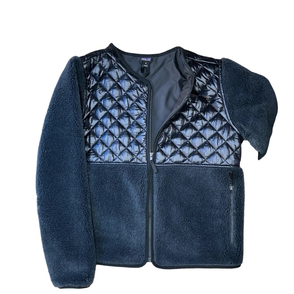 WOMEN'S M - BLACK PATAGONIA HYBRID JACKET